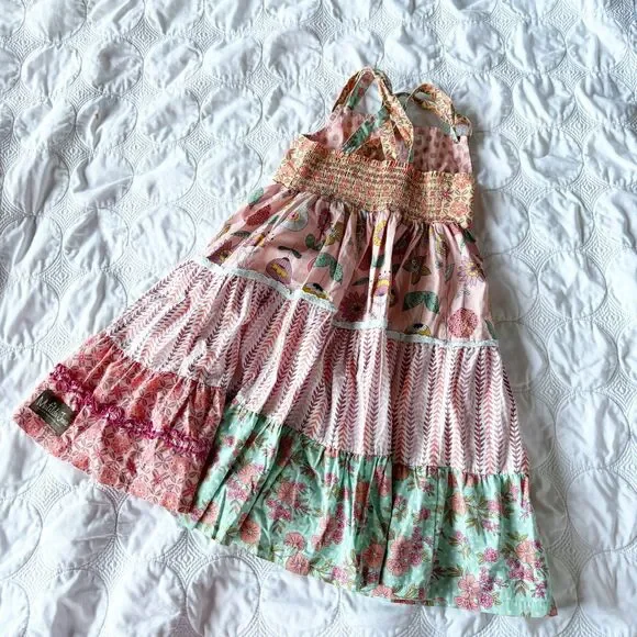 Matilda Jane Step Right Up Ellie Dress Girls 8 - Picture 2 of 3